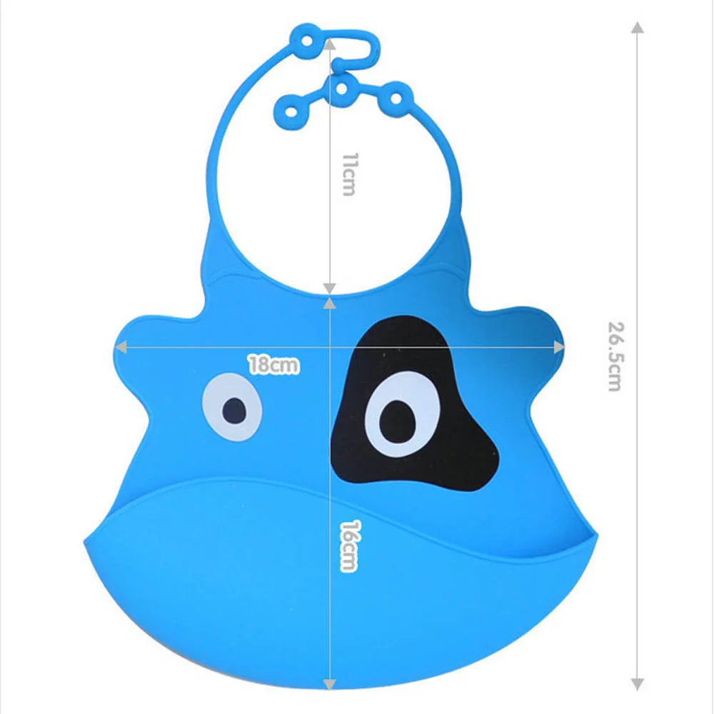 

Baby Bibs Cartoon Silicone Bib Waterproof Baby Feeding Newborn Saliva Towel Toddler Aprons Adjustable Burp Cloth Dropshipping