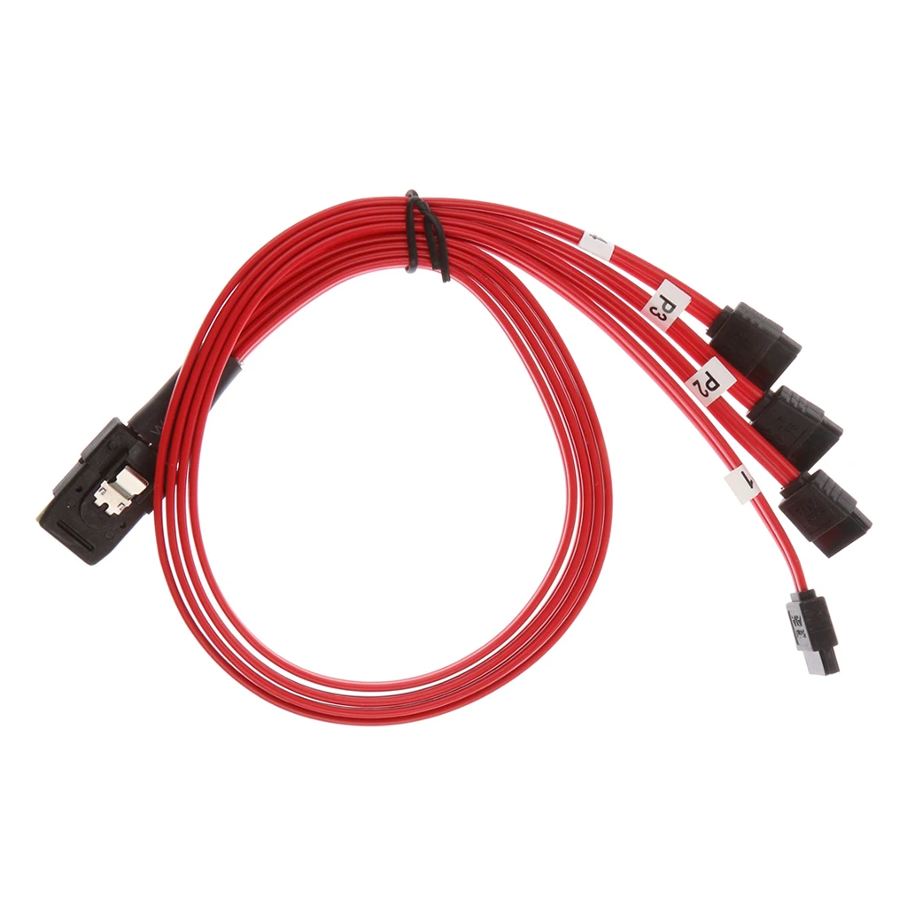 Mini SAS SFF 8087 4x SATA HDD кабели для жесткого диска кабель прямого прорыва 1