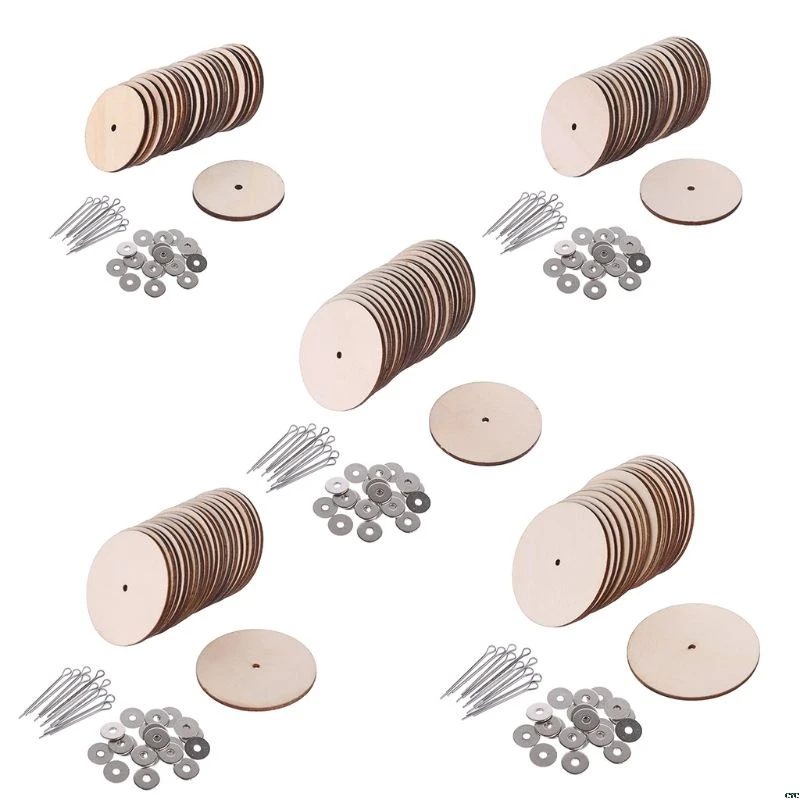 

10 Sets Wood Joints Connectors for Handmade Bear Craft Children Kids Toy DIY Scrapbooking Manual Handicraft Accessories