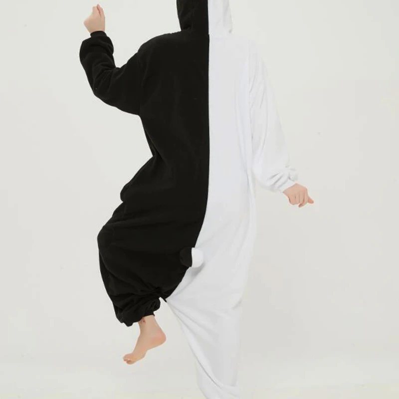 Кигуруми хорошее качество для взрослых медведь Монокума Shark цельные пижамы