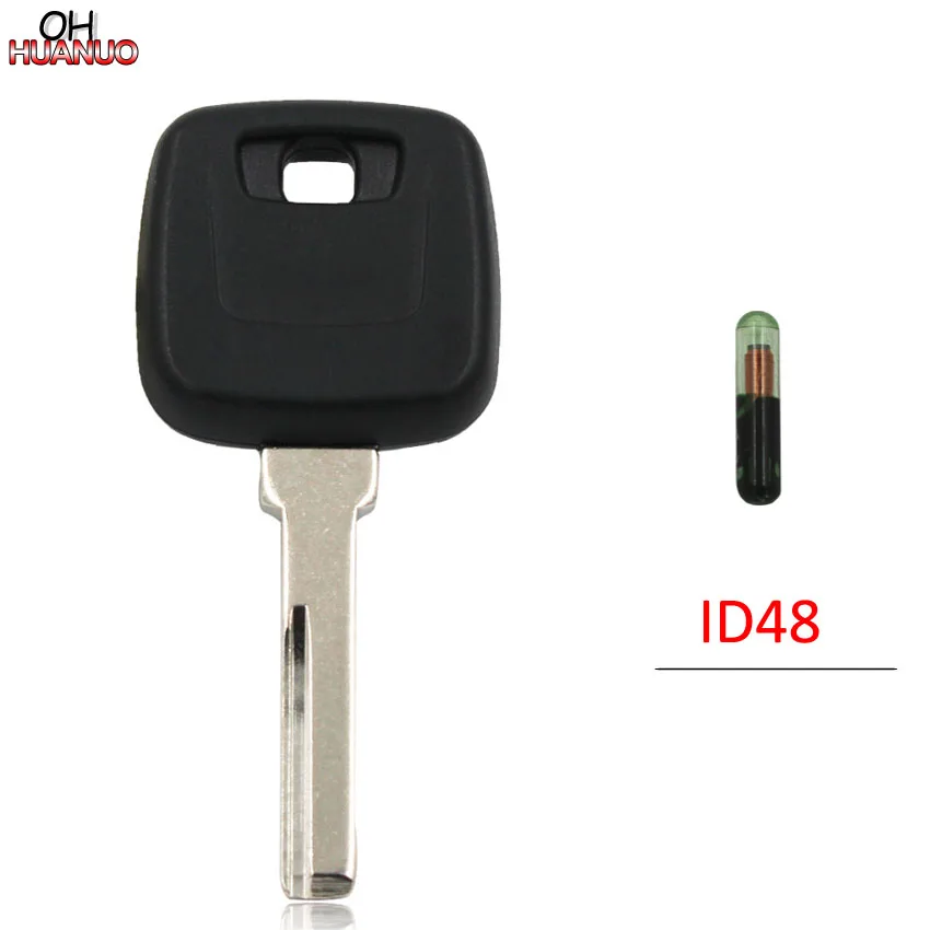 Запасной ключ ретранслятор с чипом id48 ID 48 подходит для Volvo S40 V40|shell|shell replacementshell key |