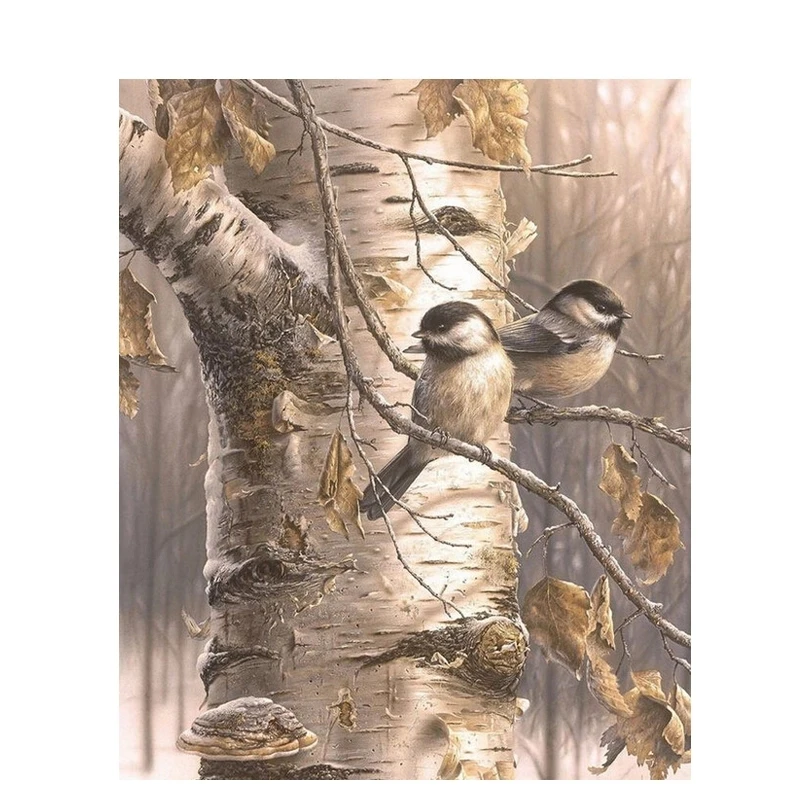 

5D Diy Painting By Number Of Birds Animal Oil Photo ColorCraft For Adult Drawing On Dock Kits Living Room Decoration Home Art