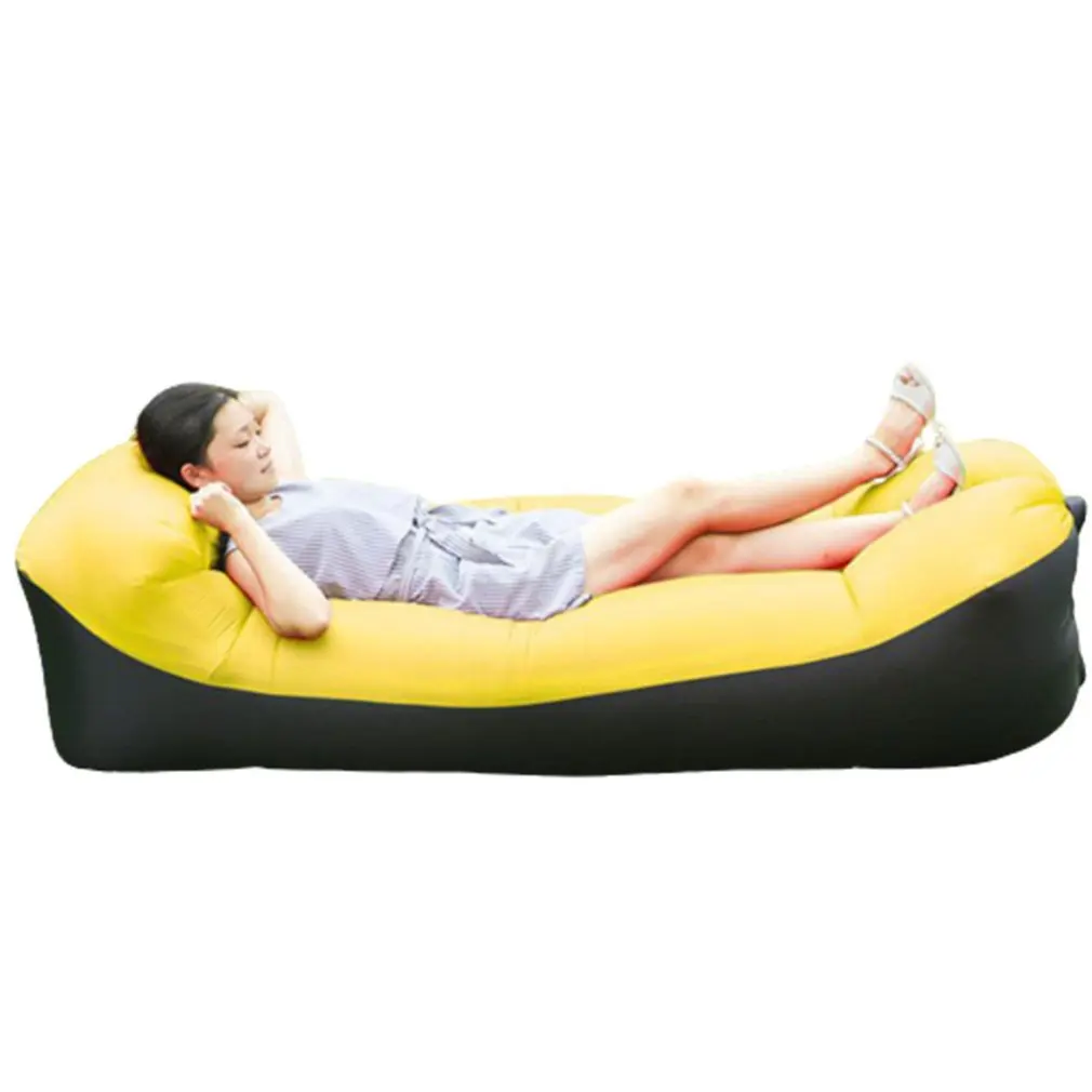 Надувной диван кровать из ткани Оксфорд 240 Х70 см|Садовые диваны| |