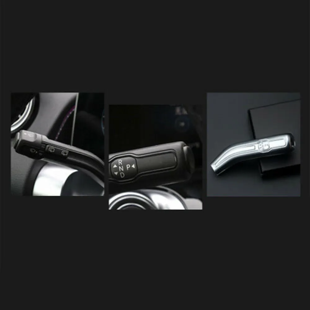 

5pcs Shift Lever Cover A B Wiper Accessories CLA GLB GLA Class Car Chrome