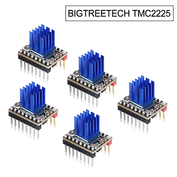 Драйвер BIGTREETECH TMC2225 V1.0 для шагового двигателя UART 2A запчасти 3D принтера VS TMC2208 TMC2209