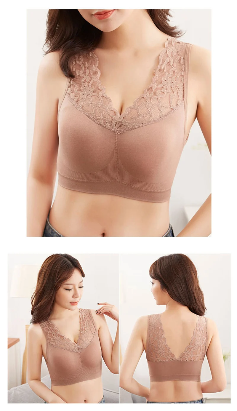 Сексуальный женский бюстгальтер сексуальный кружевной без косточек