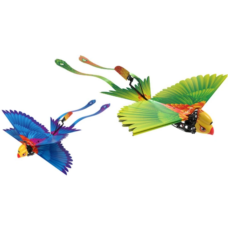 

HANVON Go Go Bird 280mm Wingspan RC Flapping Bird RC Airplanes RTF With Two Batteries Support RC Fixed Altitude /Straight Flight