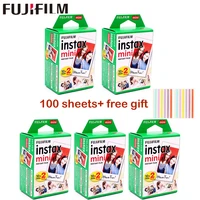 10 100 sheets fuji fujifilm instax mini 9 films white edge 3 inch film for instant camera mini 11 8 9 7s 25 50s 90 photo paper