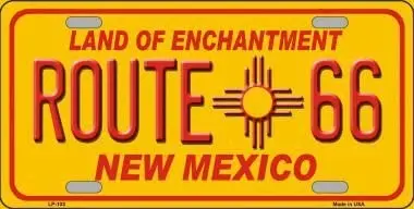 

Smart Blonde Route 66 New Mexico Novelty Metal License Plate