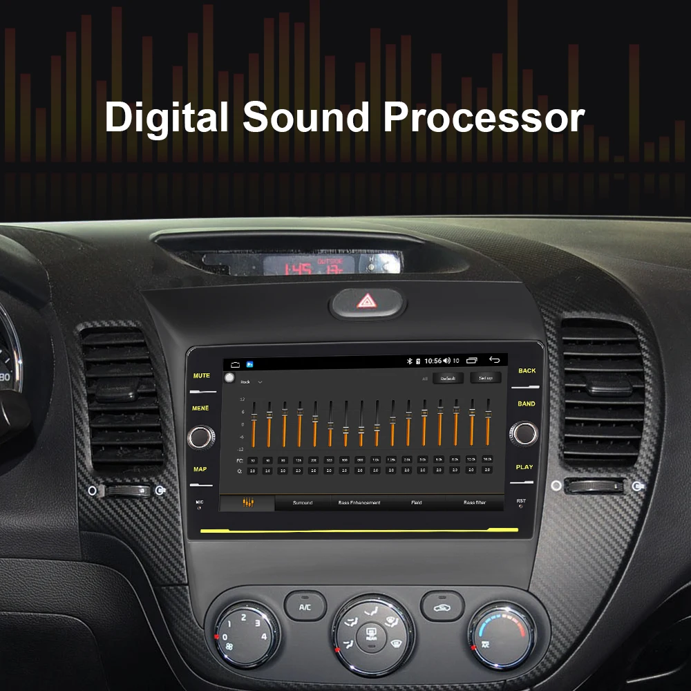 Автомобильный мультимедийный Dvd gps плеер EBILAEN для KIA Cerato Forte 2012- 2Din Android 8,1 Авто Радио Навигация магнитофон K3