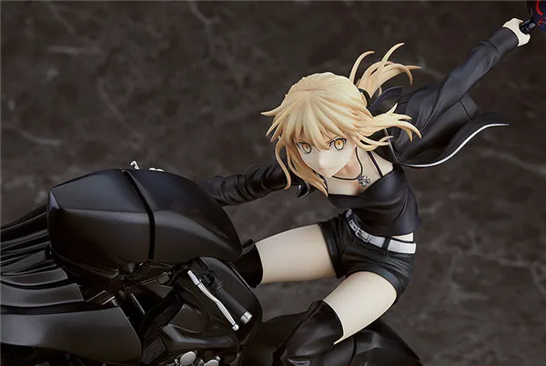 Аниме Fate Grand Order ПВХ фигурка Aaber Alter Altria Pendragon с мотоциклом 1/8 масштаб окрашенная