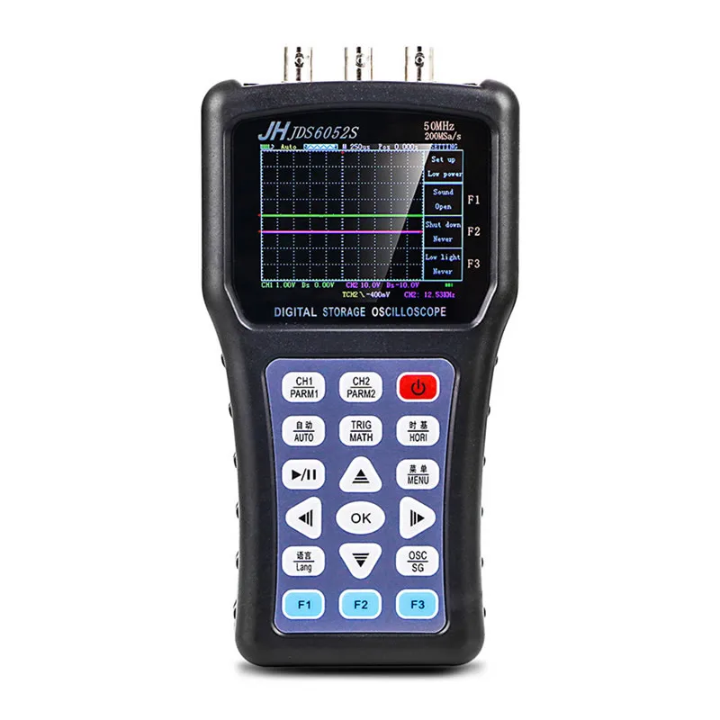 

Портативный Ручной осциллограф JDS6052S, цифровой звуковой функциональный генератор, 20 МГц осциллограф, Входная муфта переменного/постоянного...