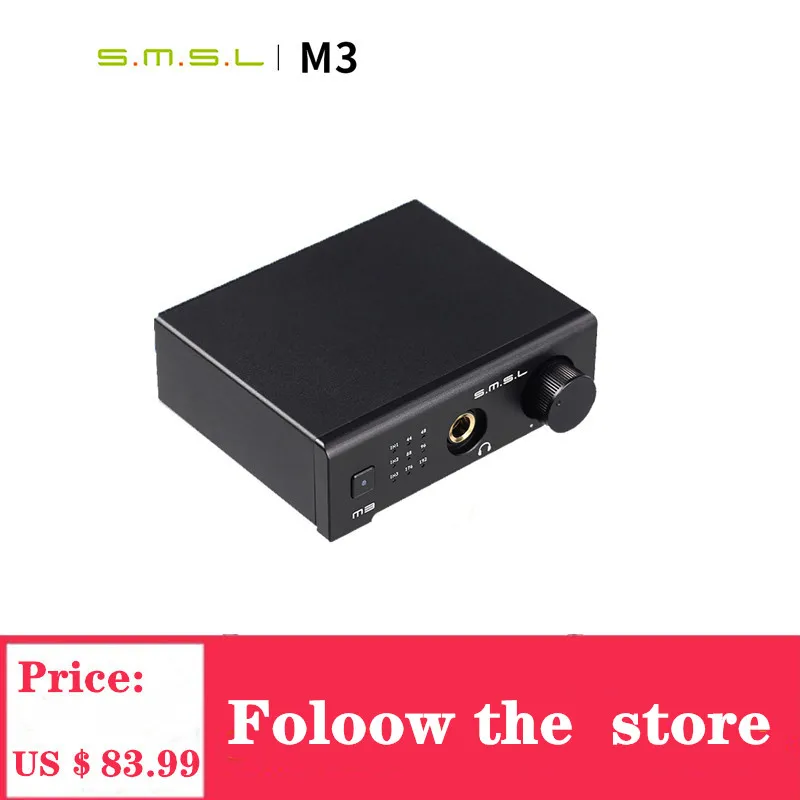 SMSL M3 плеер наушники настольный мини DAC усилитель Hifi CS4398 USB аудио Amp оптический