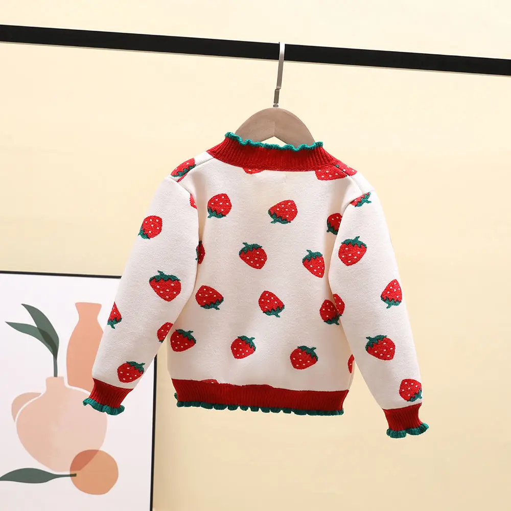 C&aacute;rdigan de manga larga para ni&ntilde;as, su&eacute;ter a la moda, abrigo de oto&ntilde;o e invierno, novedad de 2022-1