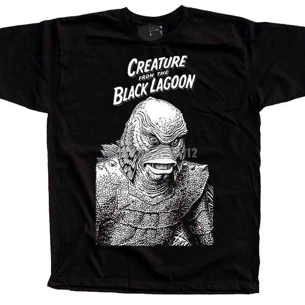 

Creature From The Black Lagoon Movie Poster Homme Tshirts Fashion Harajuku T Shirt Homme 2019 Tee Shirt O Neck
