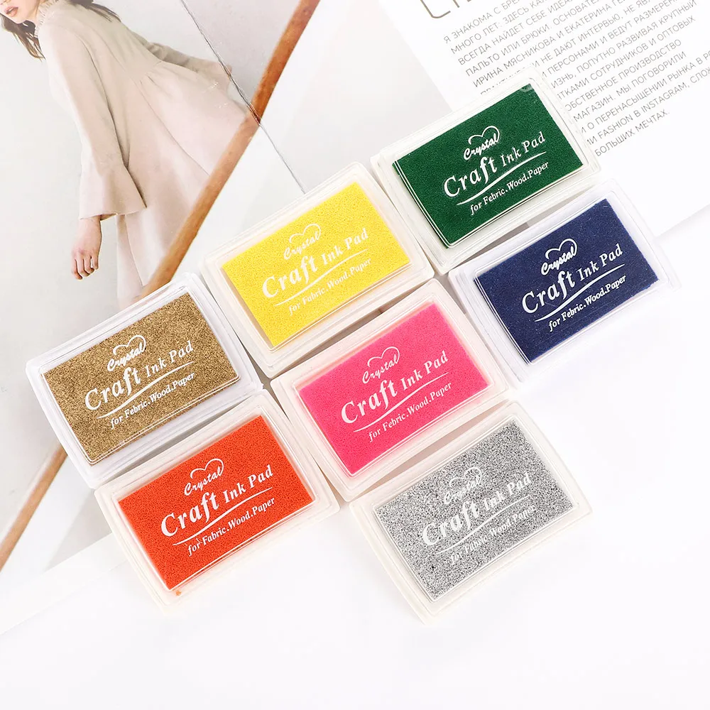 7 цветов чернильный коврик ручная работа сделай сам ремесло на масляной основе