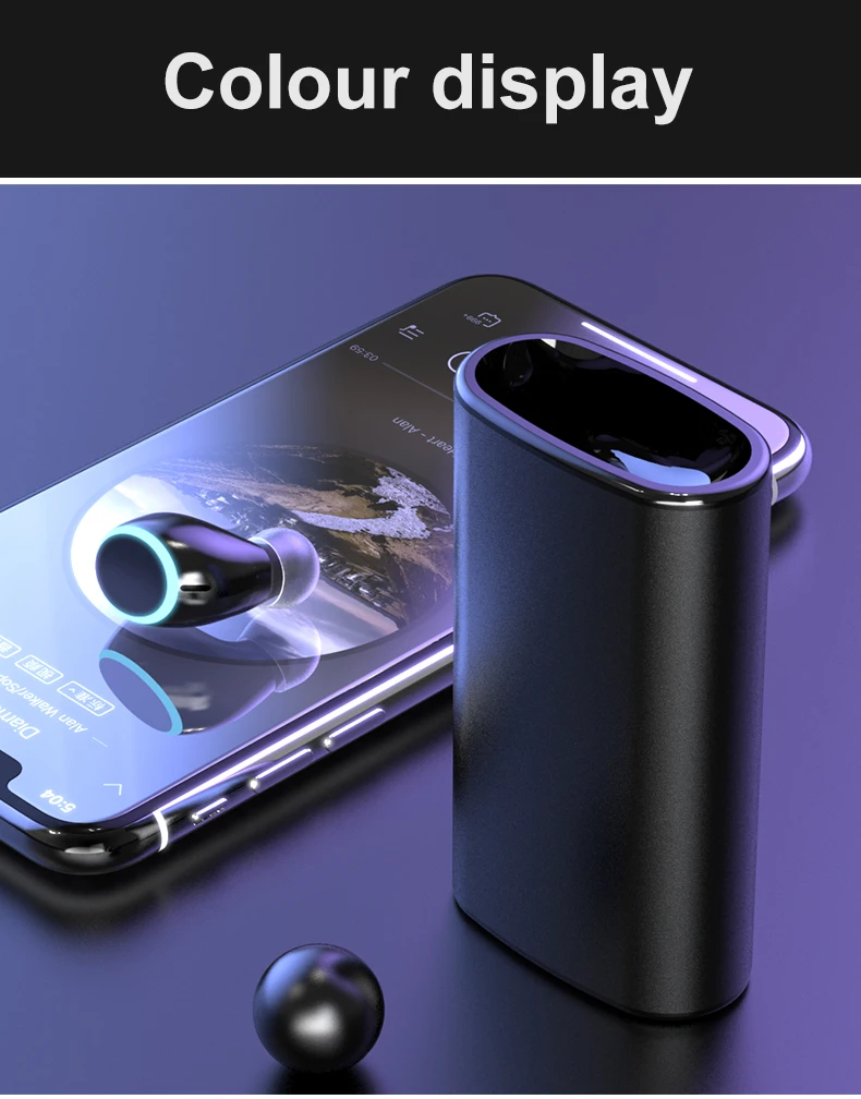 Наушники вкладыши TWS Bluetooth наушники гарнитура True Беспроводной зарядным