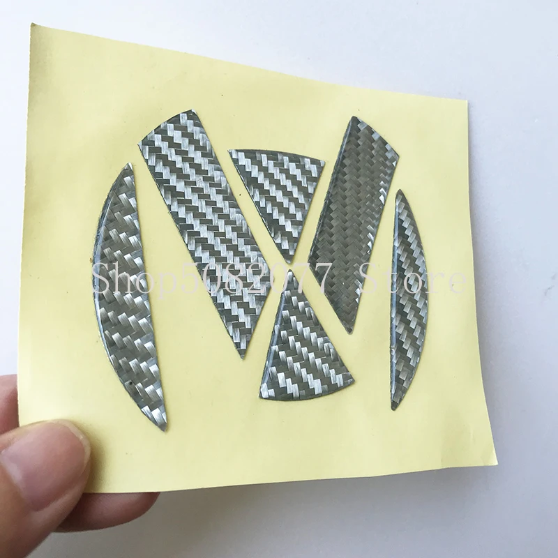 Блестящие наклейки из натурального углеродного волокна Стайлинг автомобиля