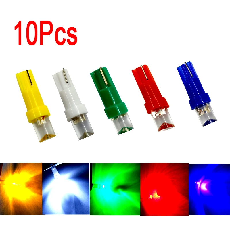 10 светодиодный т. T5 Светодиодные Автомобильные приборные панели 74 73 286 приборная