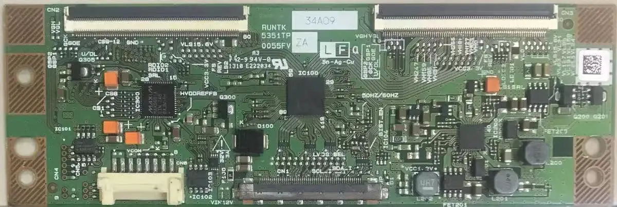 Бесплатная доставка оригинальная новая логическая плата t-con 5351TP ZB 0055FV RUNTK5351TP ZZ ZA