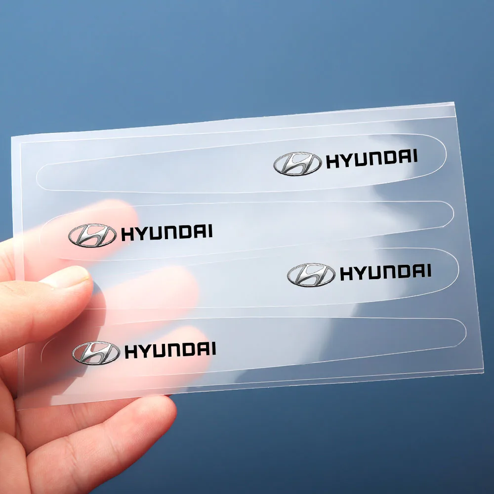 8 или 4 шт. прозрачных наклеек на дверную ручку автомобиля защитные наклейки s для