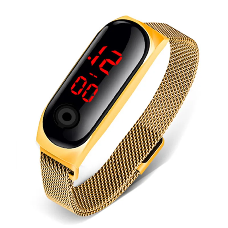 Модные Роскошные цифровые часы для мужчин и женщин спортивные электронные