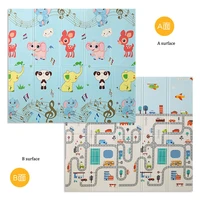 xpe folding baby play mat 1cm thick crawling toys for childrens carpet climbing gyme game road pad living room home kids rug