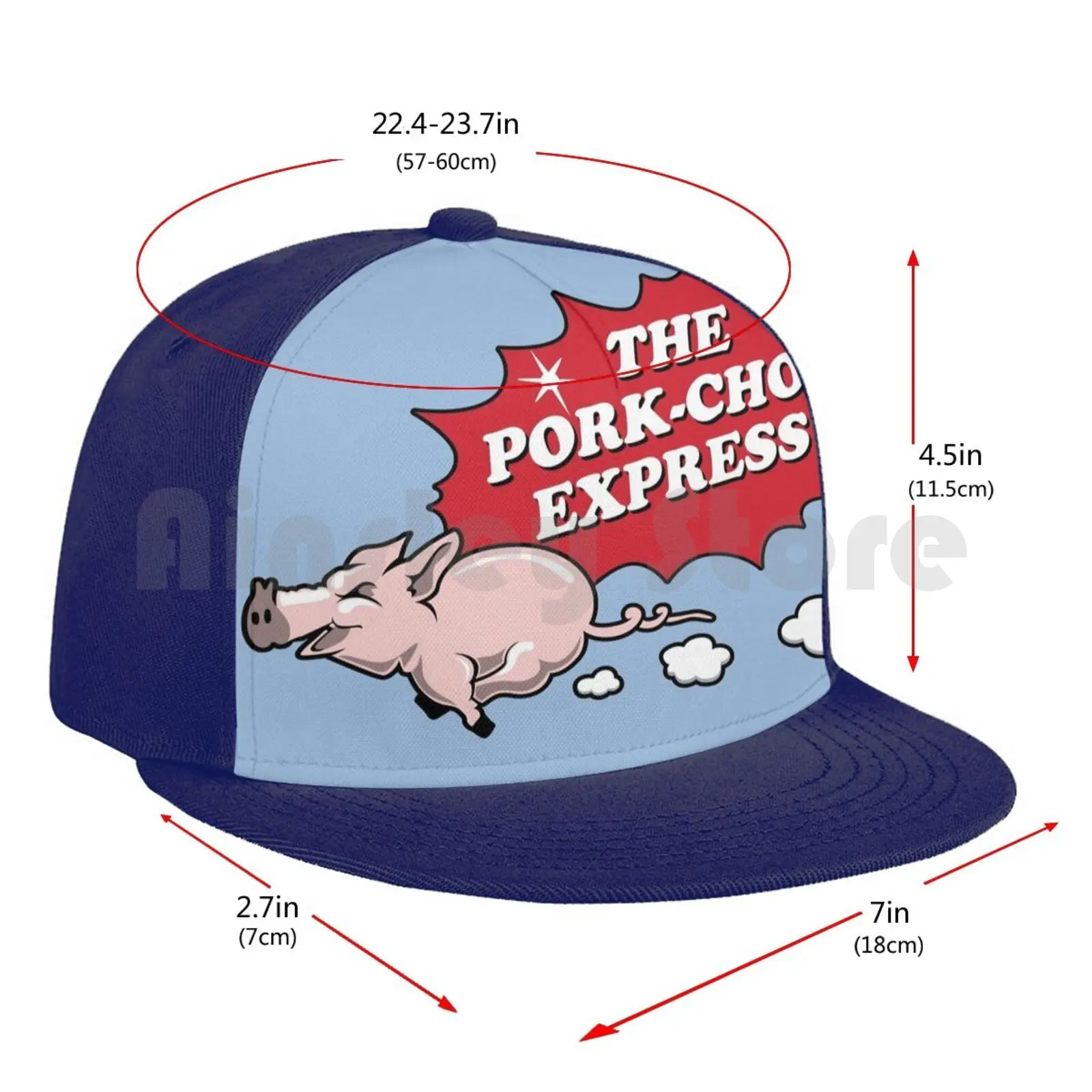 

The Pork-Chop Express Baseball Cap Adjustable Snapback Hats Hip Hop The Pork Chop Express Movies 80S Eighties Movies Funny Back