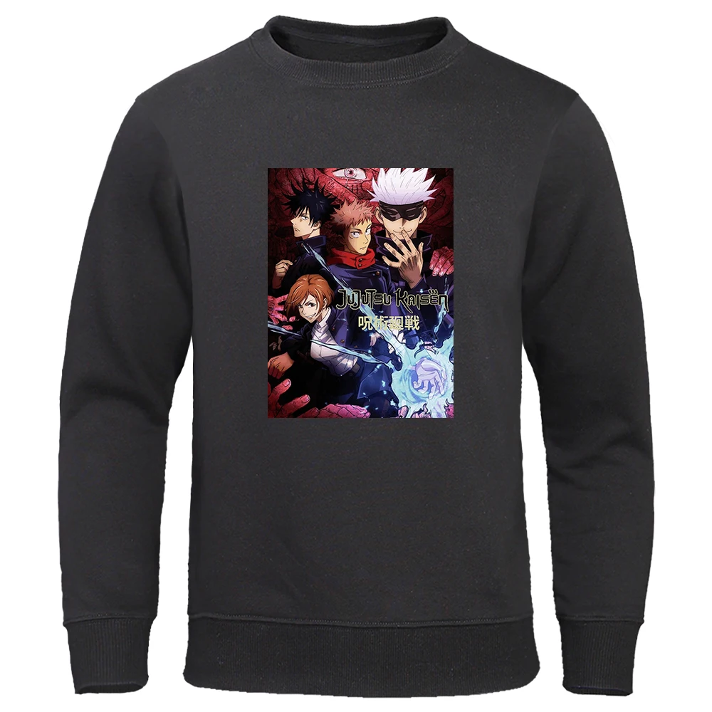 

Мужская толстовка с принтом Gojo Satoru, толстовка с капюшоном в стиле японского аниме, Смешные Одежда в уличном стиле с принтом из мультфильмов, ...