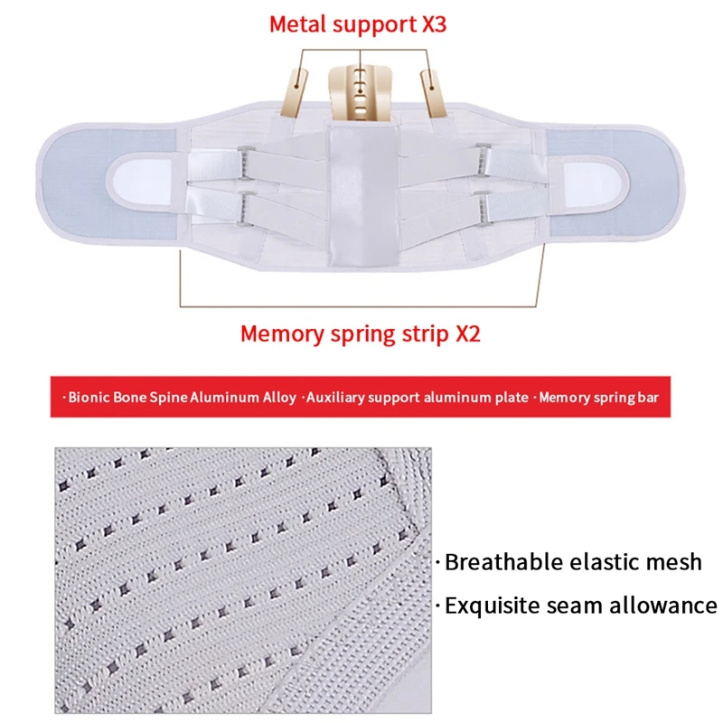 

Thermal Waist Belt Self-Heating Steel Waist Belt for Back Posture and Spinal Decompression Support