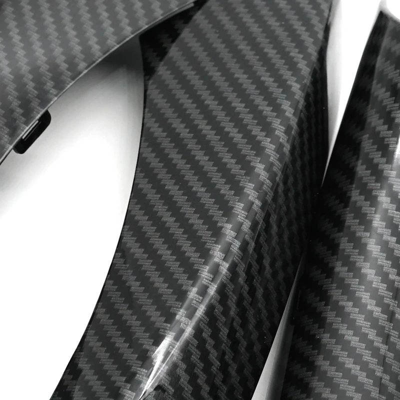 

2pcs Car Accessories Carbon Texture Left / Right Door Handle Pull Cover Trim For BMW 3 Series E90 E91 E92 316 318 320 325 328i