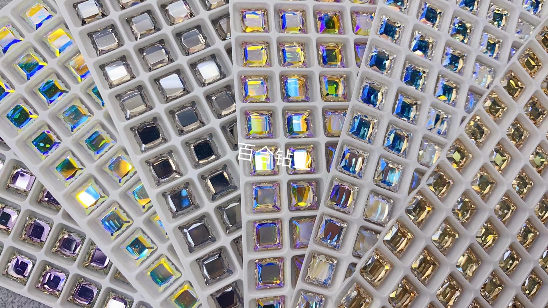 20 шт. 8*8 мм прямоугольные Стразы для ногтей по очень низкой цене кристаллы