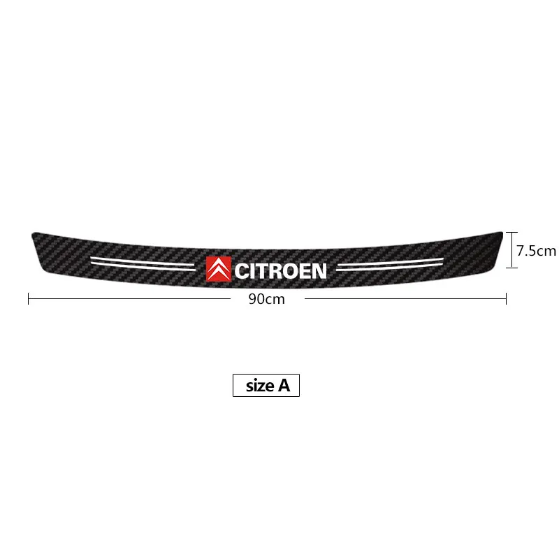 Наклейка на задний бампер автомобиля Citroen C4 C5 C3 Berlingo C2 C1 Saxo Xsara | Автомобили и