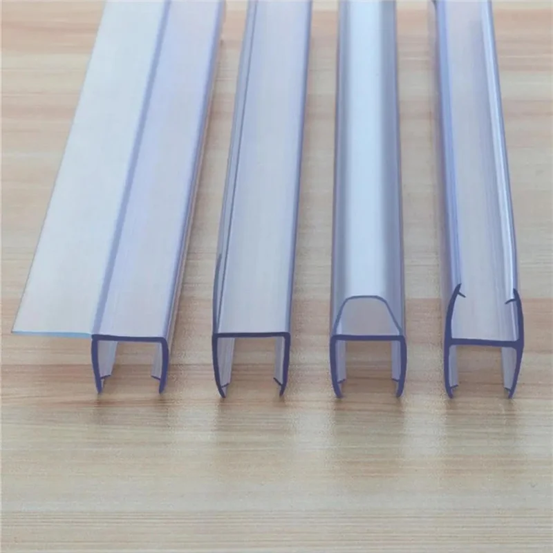 Уплотнитель для экрана душа в форме H/F/U/h ПВХ полоска уплотнительная двери на окно