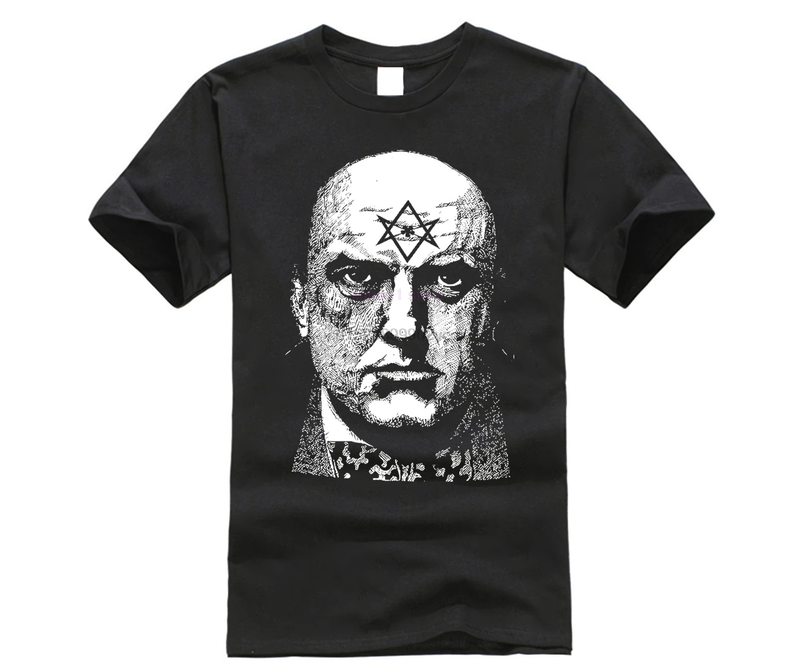 Футболка Aleister Crowley сатановая оккультная люциферийская |