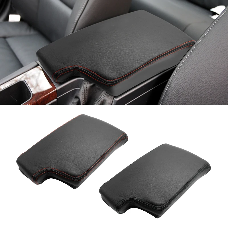 

For BMW 3 Series E90 2005 2006 2007 - 2012 Microfiber Leather Car Interior Center Console Lid Armrest Protection Pad Cover Trim