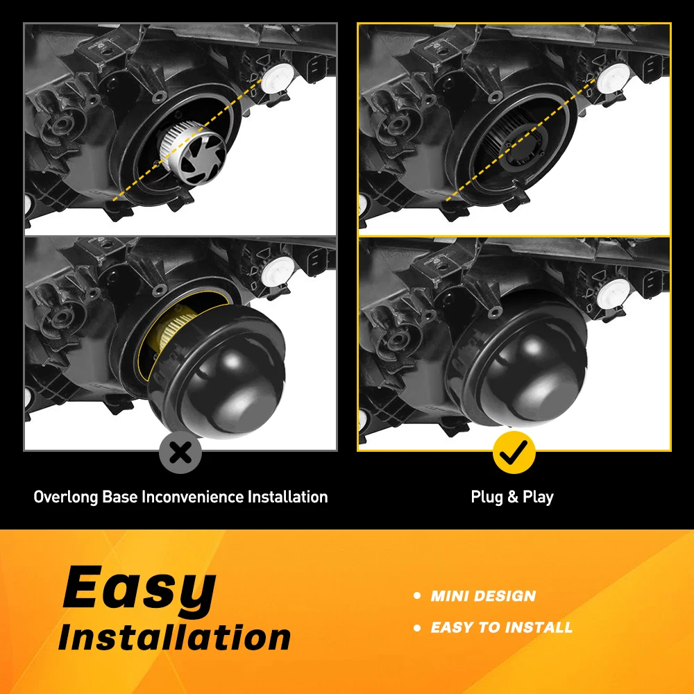 OXILAM 2 шт. Turbo LED H4 9003 CSP светодиодный ная лампа для фар 12В 24В Chevrolet Aveo Spark Nissan Pathfinder Altima