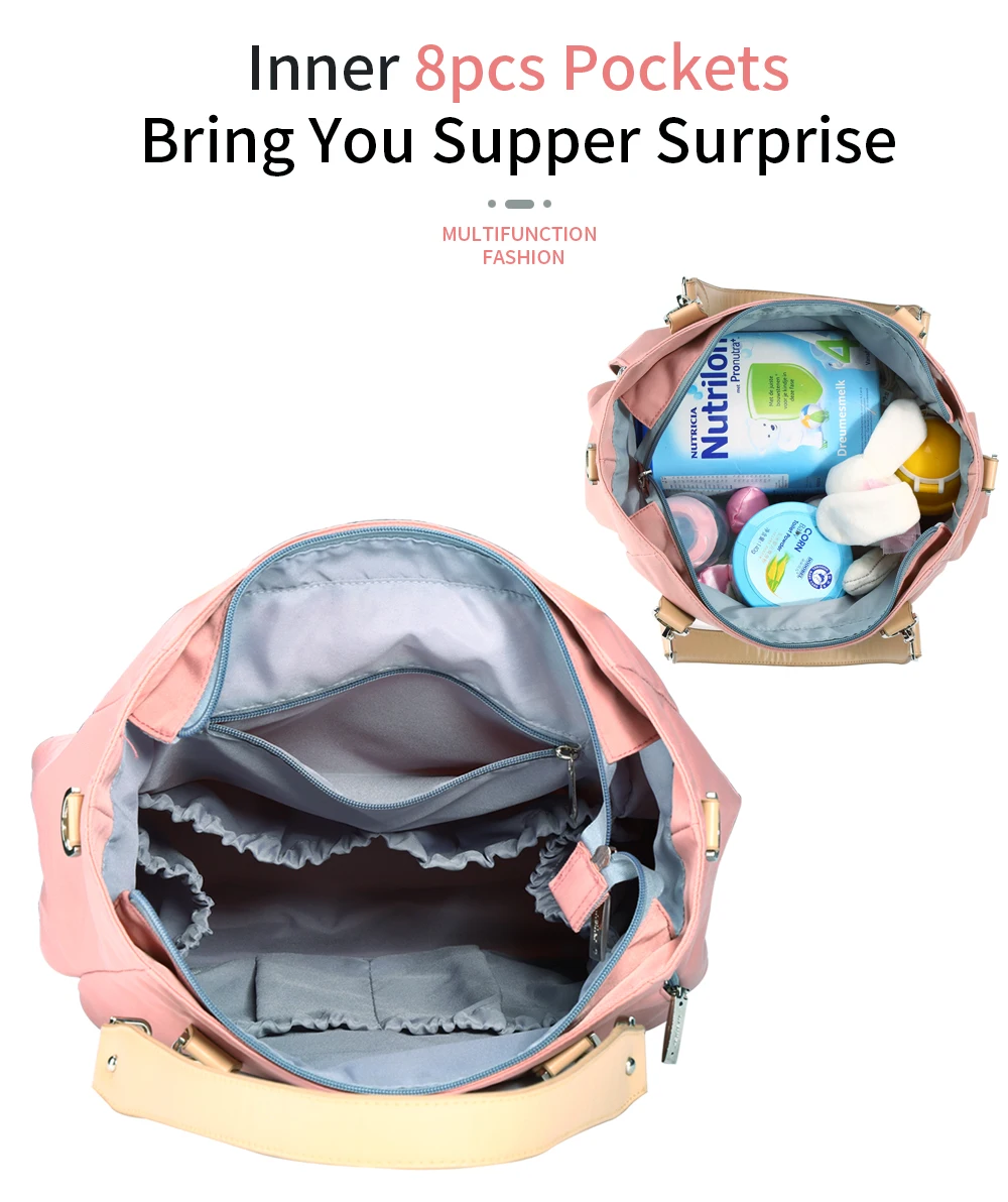 Стильная большая сумка тоут для подгузников милая мам и ребенка на плечо