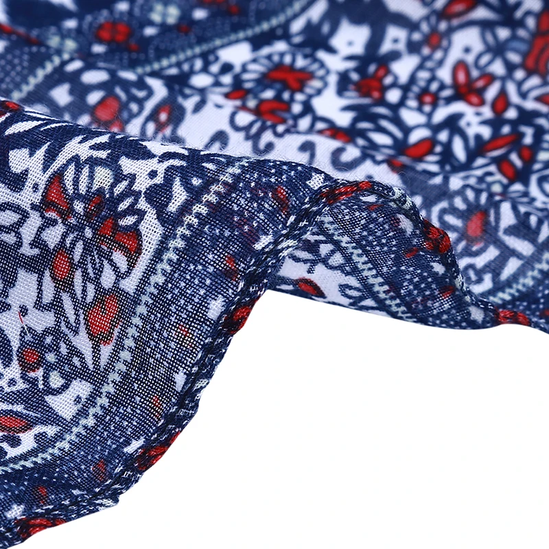 Этнические модные пляжные шарфы женские мягкие с принтом шали в западном стиле