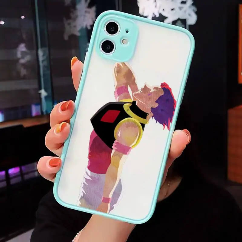 

Hisoka Anime Hunter X hunter Phone Cases Matte transparent For blue iPhone 12 Mini 11 Pro XR XS Max 7 8 Plus X Back Cover