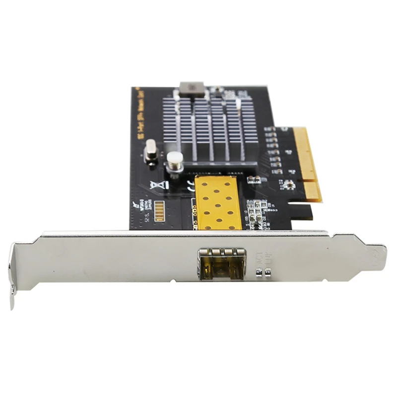 Сетевая карта 10 Гбит/с один порт SFP оптоволоконный PCI Express сетевой адаптер для