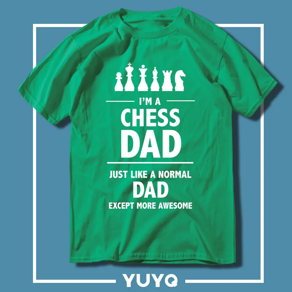 Новая мужская футболка модная бесплатная доставка I'm A Chess Dad новые крутые топы