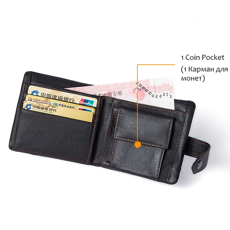 MVA Genuine Leather Men's Wallets/Purse For Men Card Wallets Business Holder Small Male Slim Man Coin Purse | Багаж и сумки
