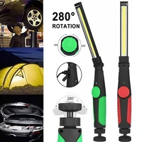 mayitr led magnetic work light inspection torch lamp flashlight rechargeable multi function folding work light cob led camping