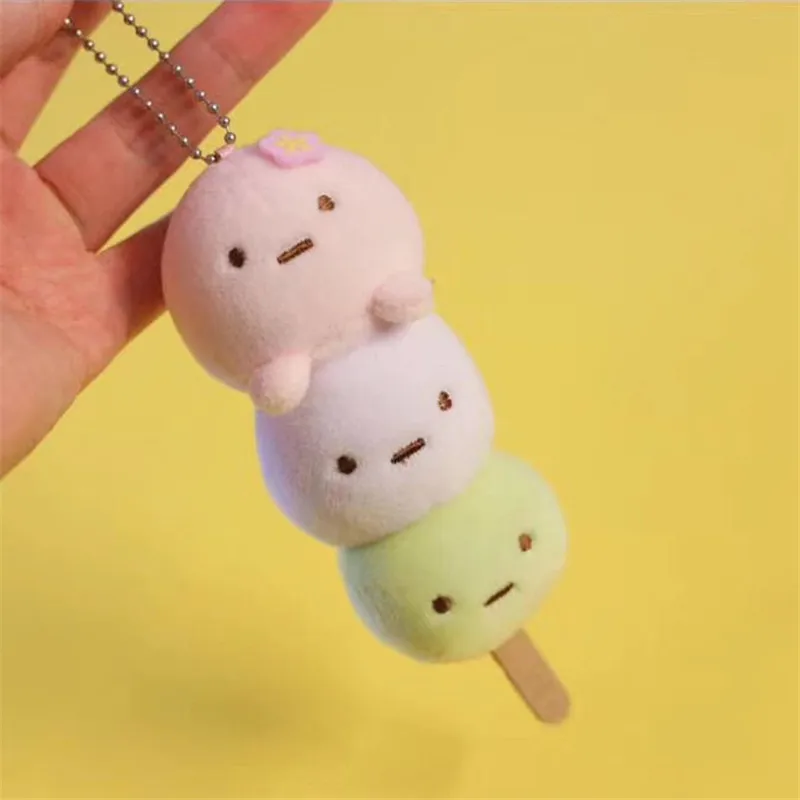 4 шт./лот Kawaii Sumikko Gurashi милые плюшевые игрушки японские знаменитые Аниме брелки