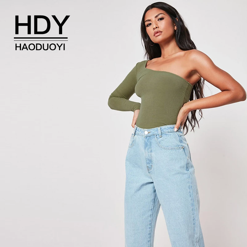 HDY Haoduoyi Новая мода осень Стильный Досуг Дамы Повседневная одежда Тонкий Bodycon