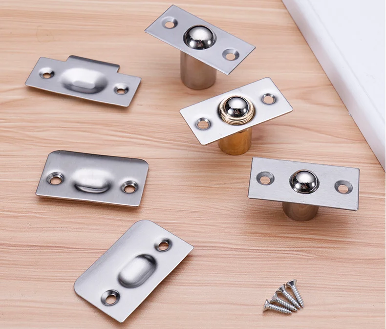 

Spring Invisible Wooden Cabinet Door Beads Lock Closet Ball Catch Latch Catcher Door Latches Touch Beads Locking Door