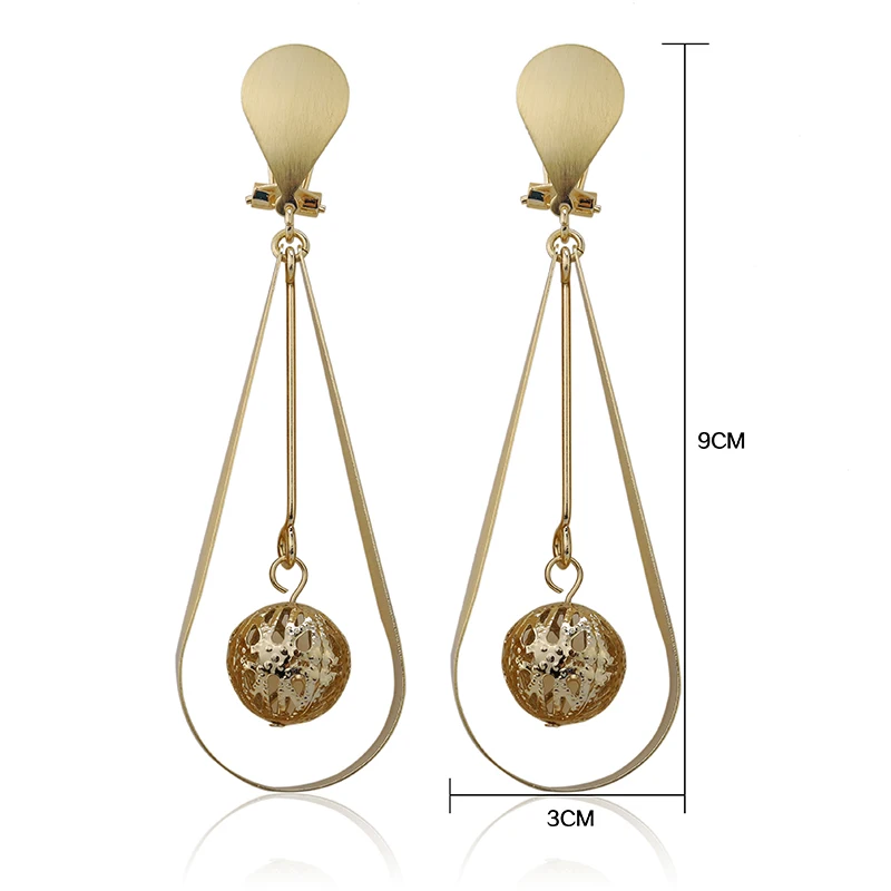 

Fani 2019 New Ethnic Handmade Earrings Stainless steel Big Earring Large Long Drop Earrings Accessories Oorbellen Christmas Gift