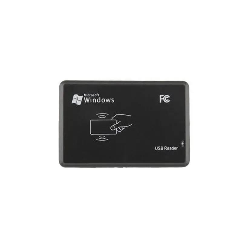 USB RFID ID Бесконтактный считыватель смарт-карт EM4001 EM4100 Windows 125 кГц | Безопасность и