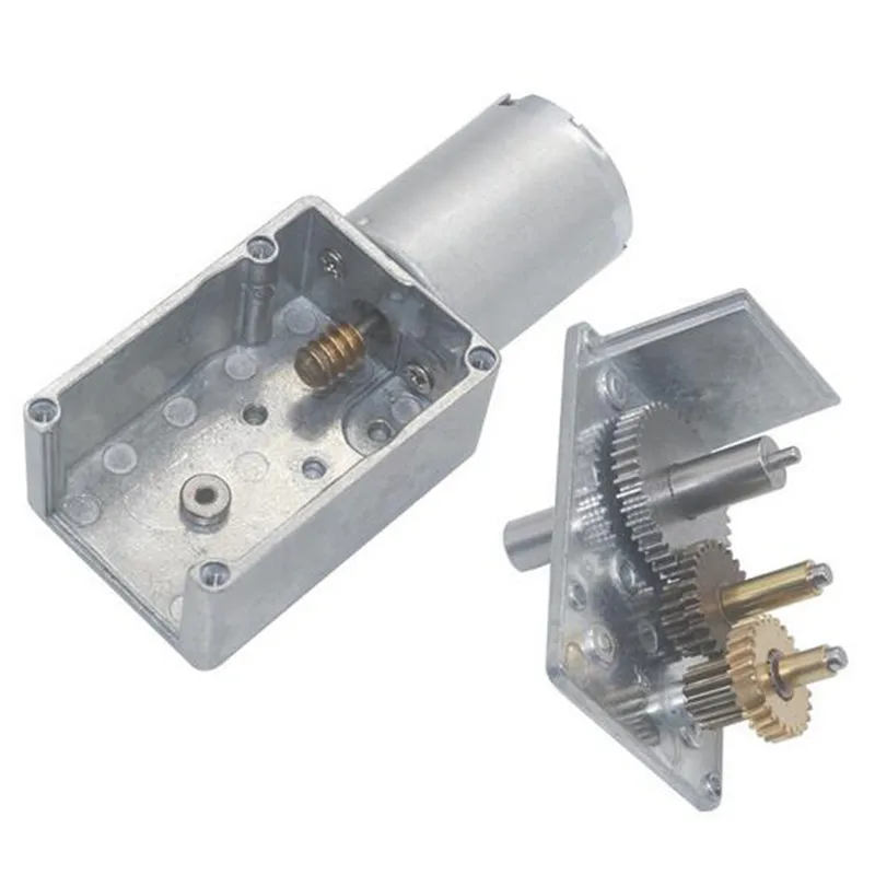 Редуктор электродвигателя с червячной передачей постоянного тока 12 В 24 6-160 об/мин